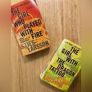 Stieg Larsson Book Set - Red and Yellow Covers
